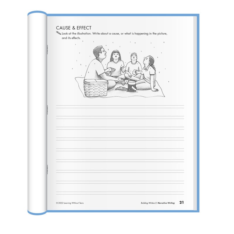 Learning Without Tears, Building Writers E, Student Edition, Age 9+, 4th Grade+, Handwriting Without Tears, Narrative, Information & Opinion Writing, Fluency, School & Home, Tutoring - Image 3